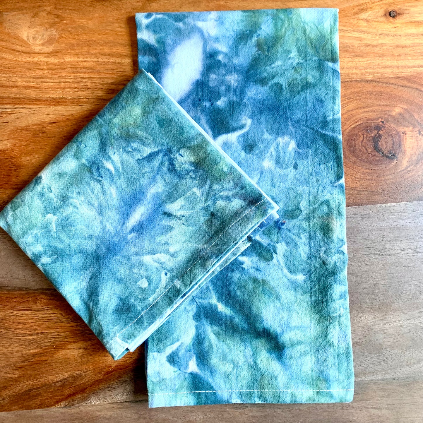WaterColor Tea Towel - Teal