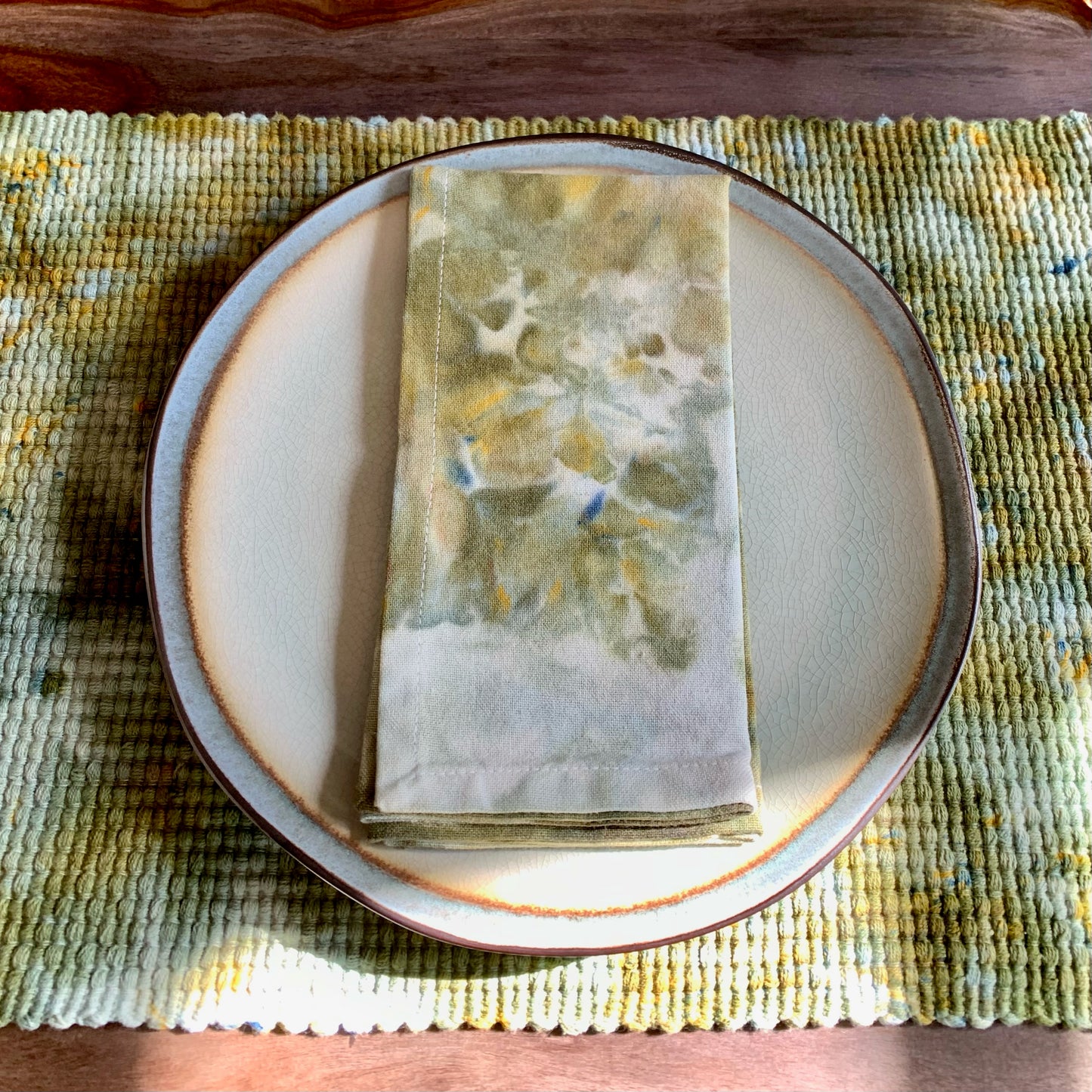 WaterColor Napkin - Moss