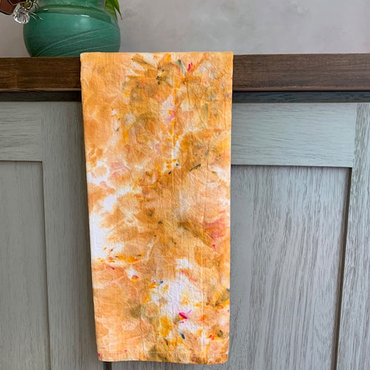WaterColor Tea Towel - Marigold
