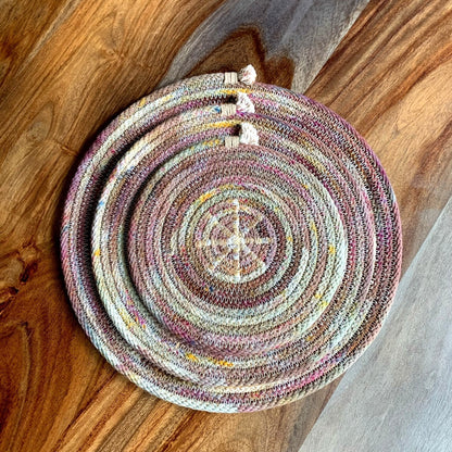 Round Trivet Set - Shiitake