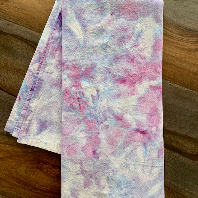 WaterColor Tea Towel - Wisteria